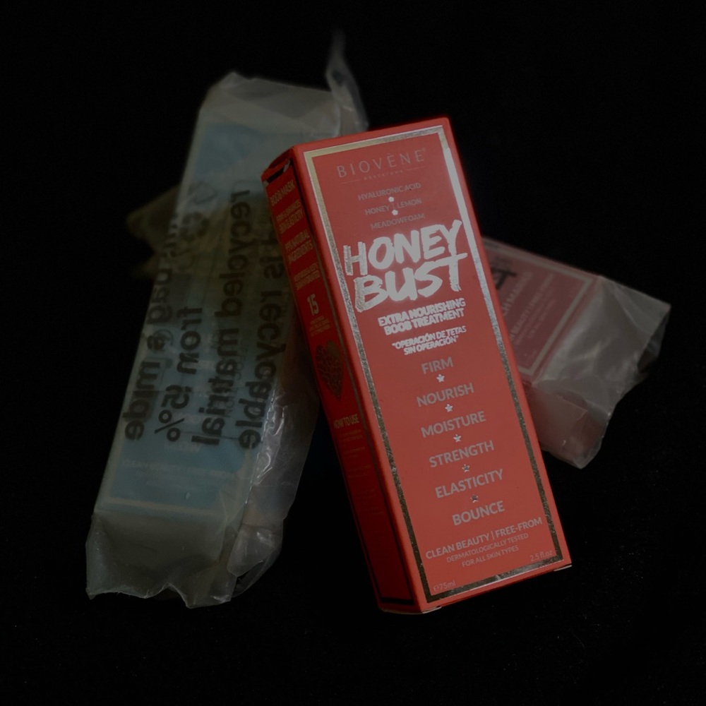 Honey Bust Boob Treatment+Baby Got Back Butt Mask+Water Mask 3 Biovene Barcelona